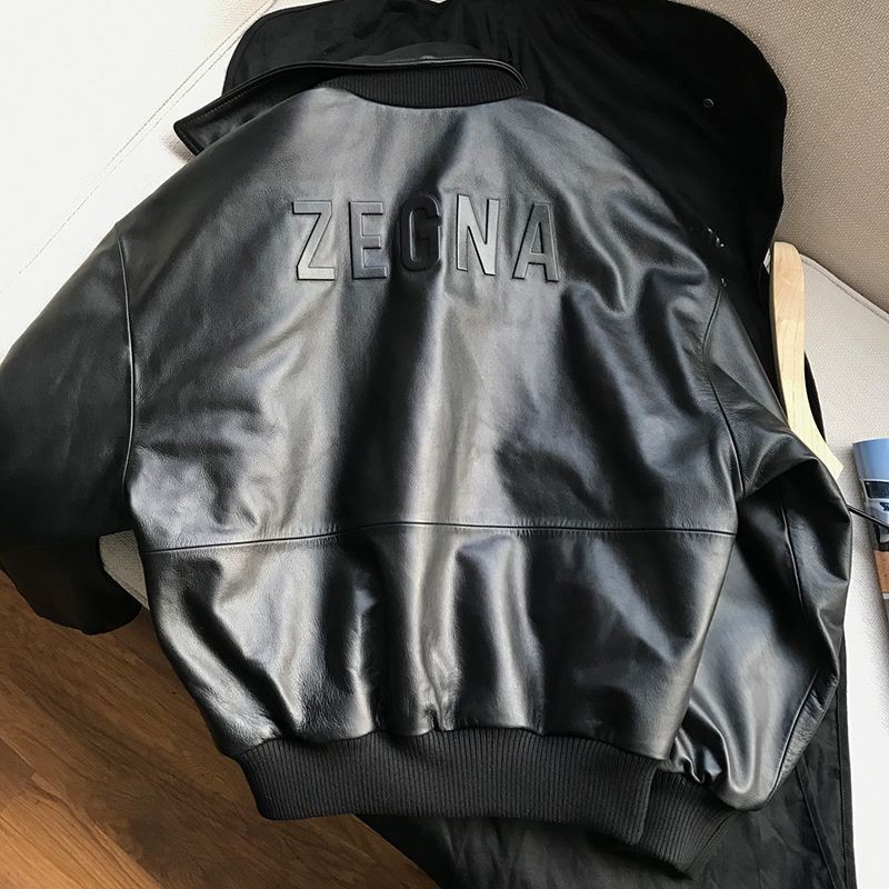 争奪戦エルメネジルド ゼニア×フィア オブゴッド 偽物 レザージャケット 285FZC-FZ6004-K09 fid47712
